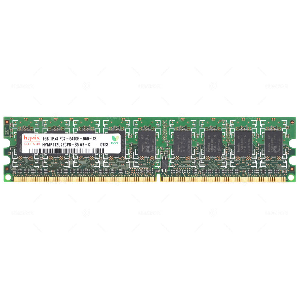 HYMP112U72CP8-S6 HYNIX DDR2 SDRAM 1GB 1RX8 PC2-6400 800MHZ UDIMM CL6